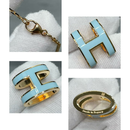 [LUXORA]POP H SKY BLUE NECKLACE