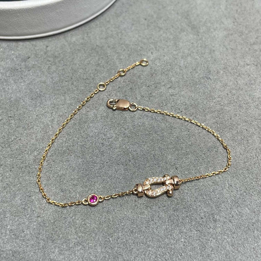[LUXORA]FORCE 10 DIAMANT GLIEDERKETTE ROSÉGOLD-ARMBAND