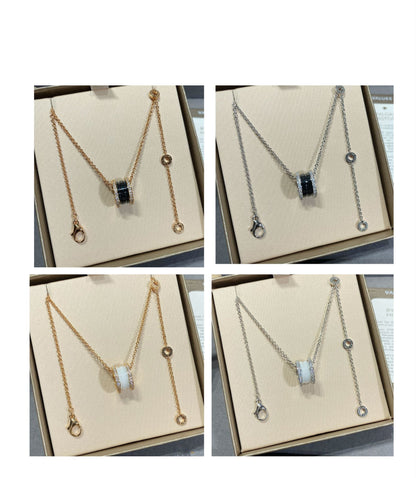 [LUXORA]ZERO 1 DIAMOND CERAMIC NECKLACE