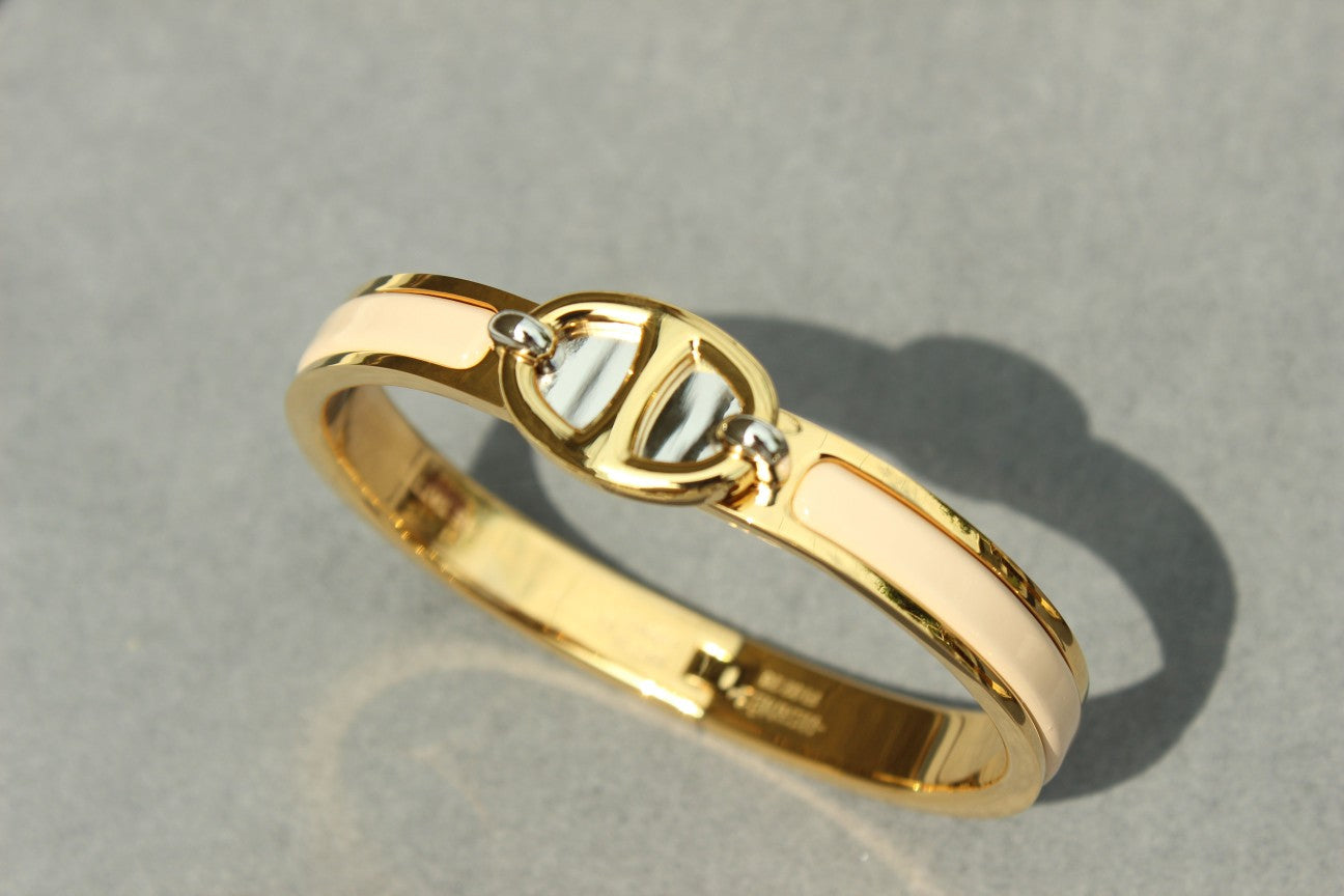 [LUXORA]CLIC CHAINE GOLD BRACELET