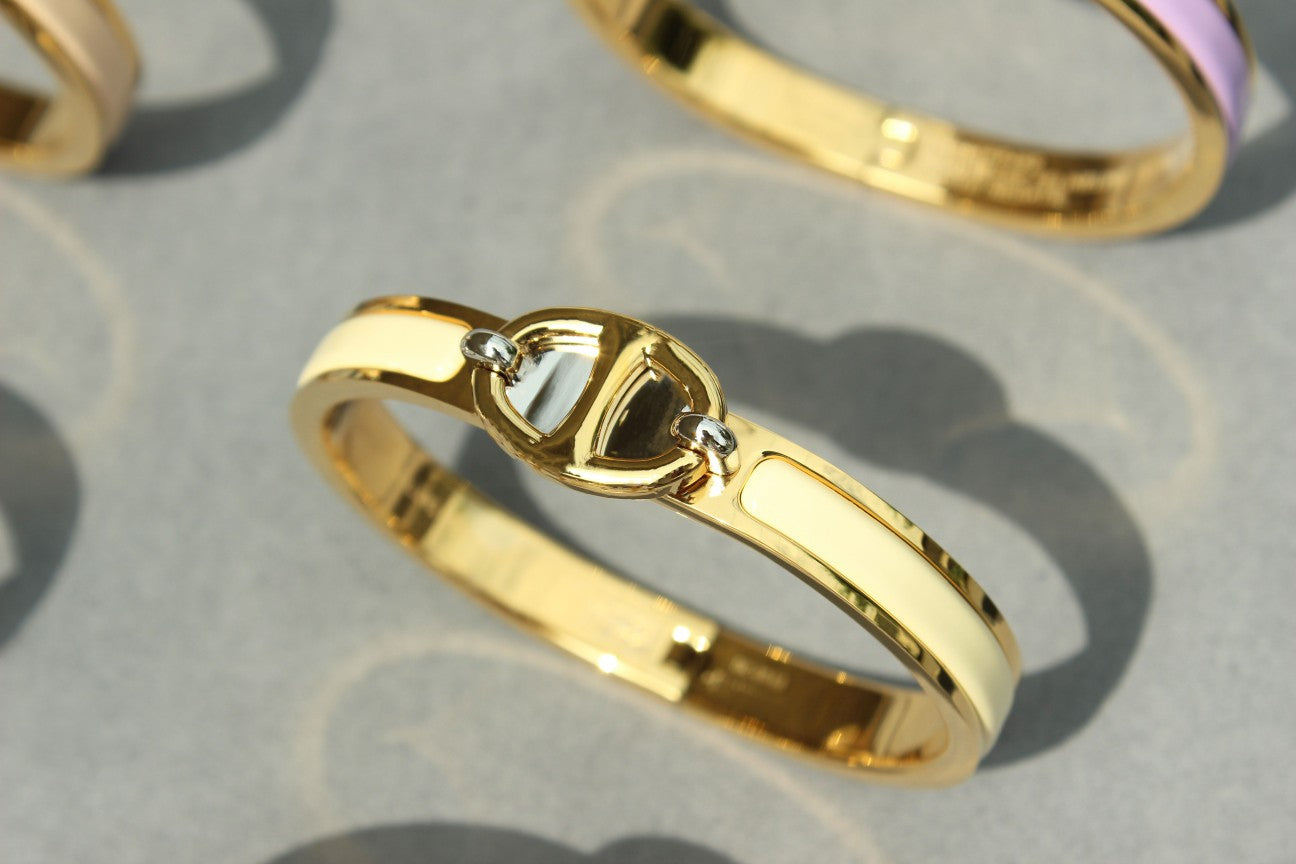 [LUXORA]CLIC CHAINE GOLD BRACELET