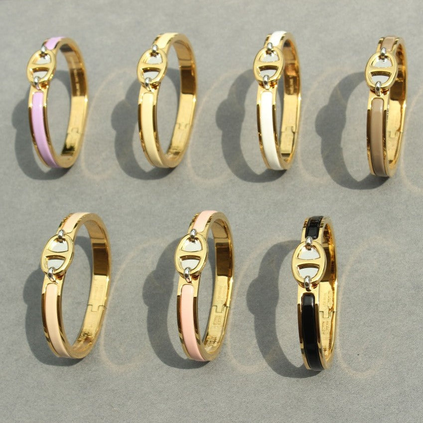 [LUXORA]CLIC CHAINE GOLD BRACELET