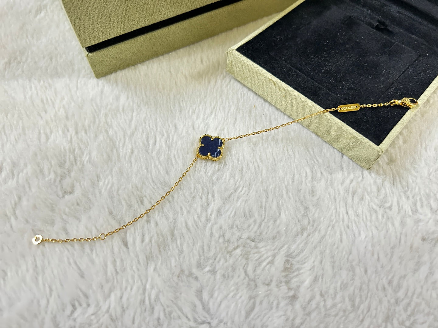 [LUXORA]CLOVER 1 MOTIF PIETERSITE BRACELET