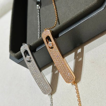 [LUXORA]MOVE CLASSIQUE DIAMOND PAVED BRACELET