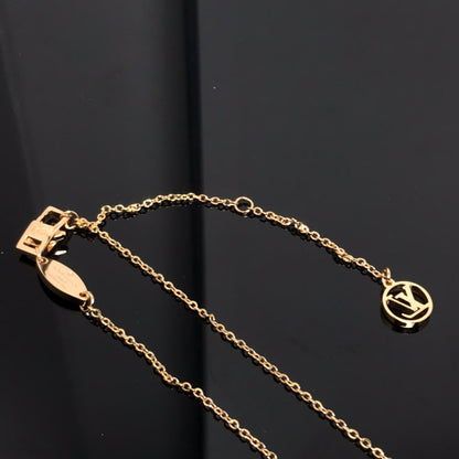 [LUXORA]COLOR BLOSSOM PINK MOP SUN GOLD NECKLACE