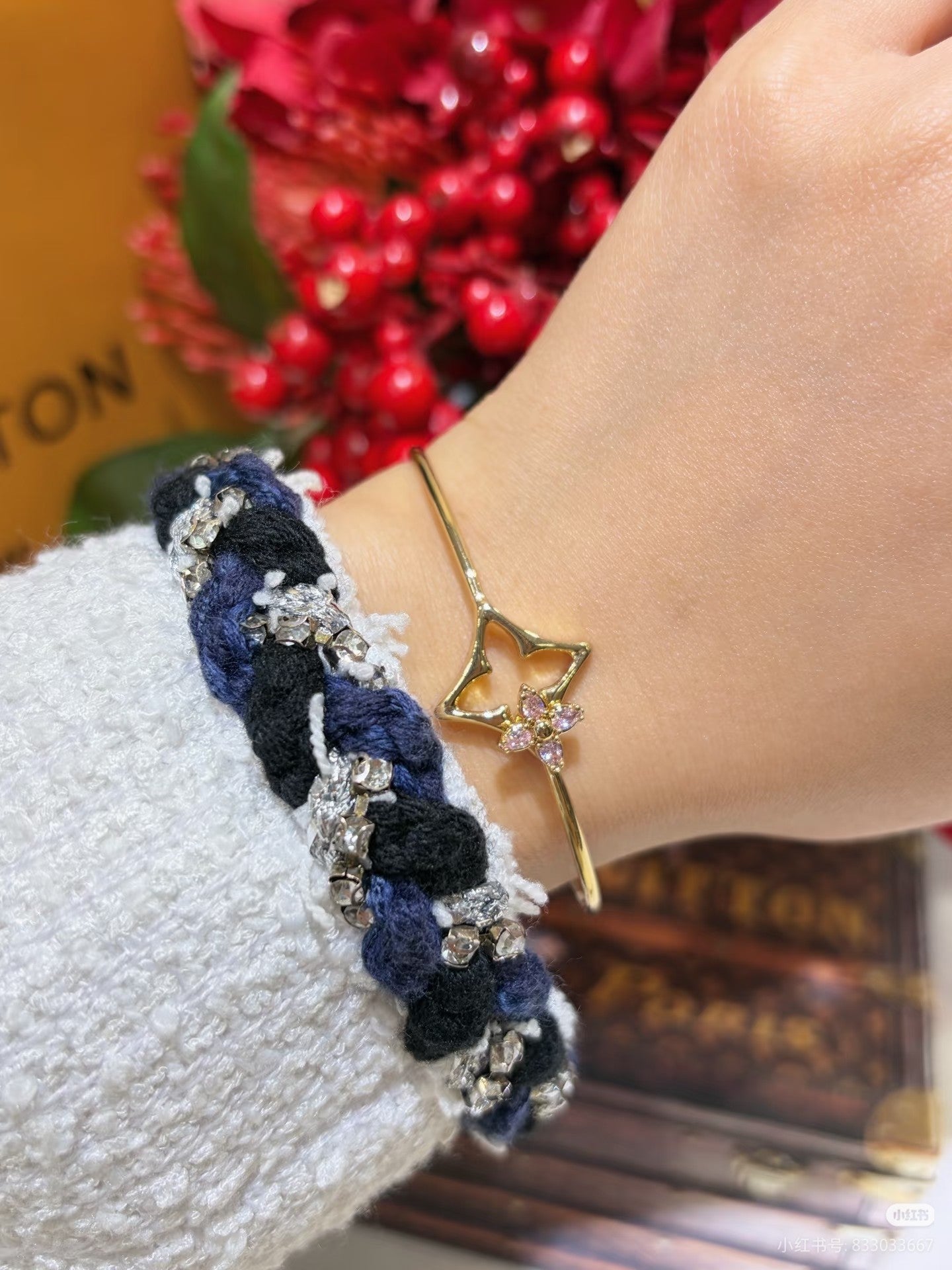 [LUXORA]Pink Diamond Bracelet