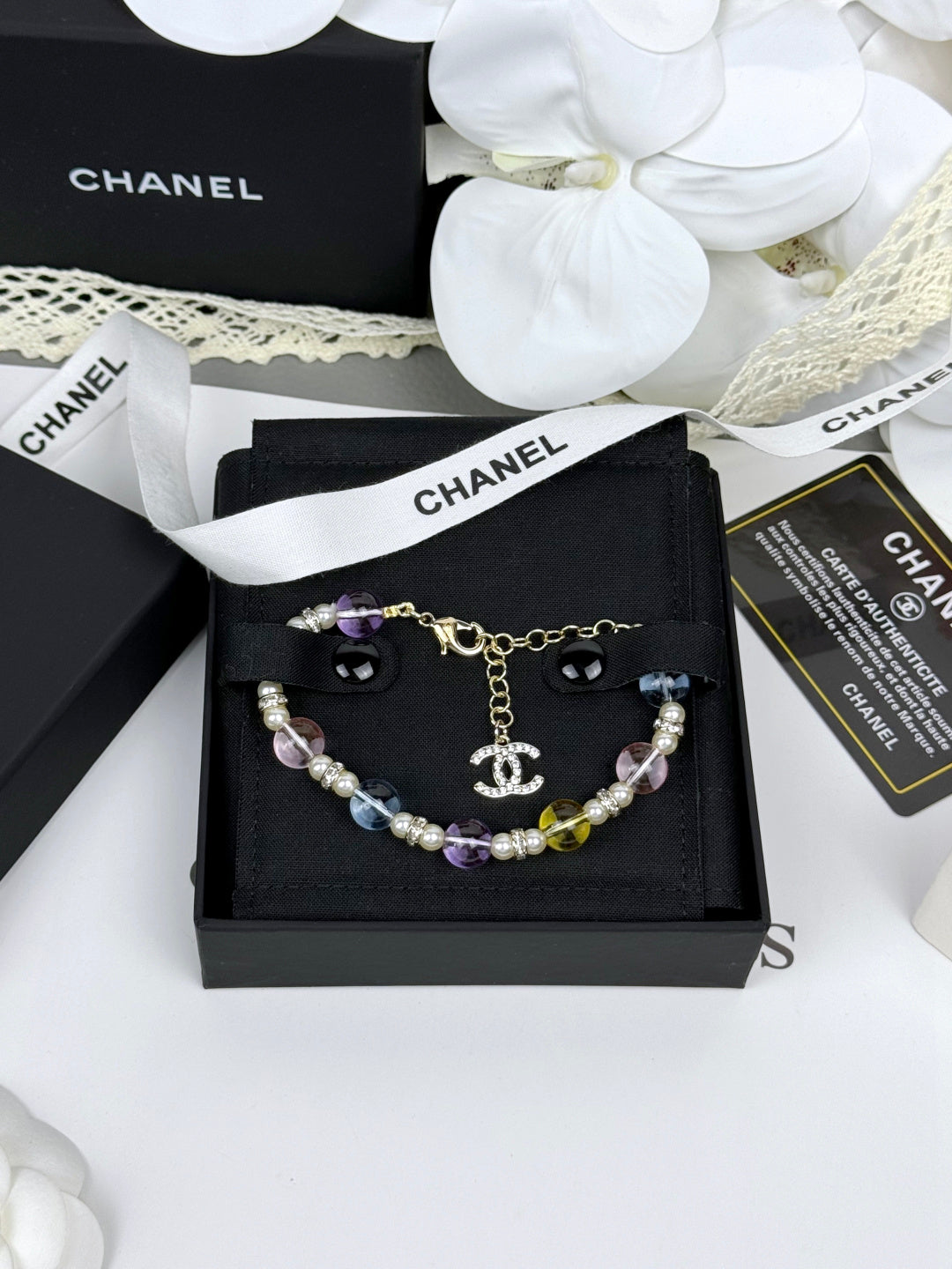 [LUXORA]Colorful Transparent Resin Bracelet