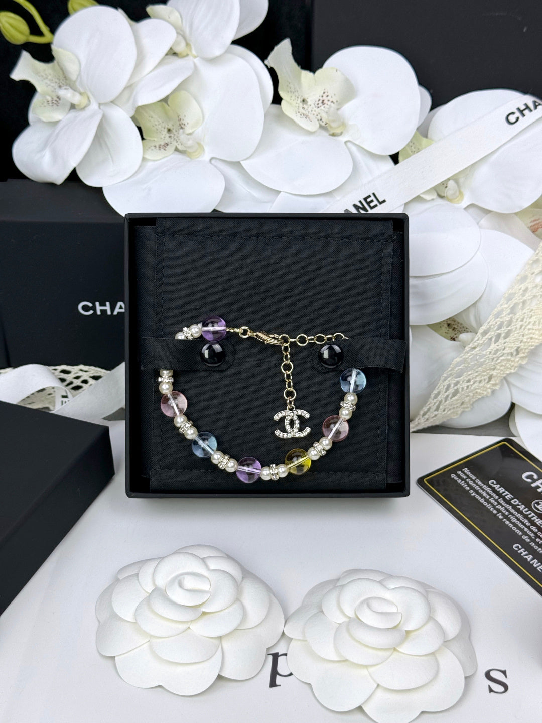 [LUXORA]Colorful Transparent Resin Bracelet