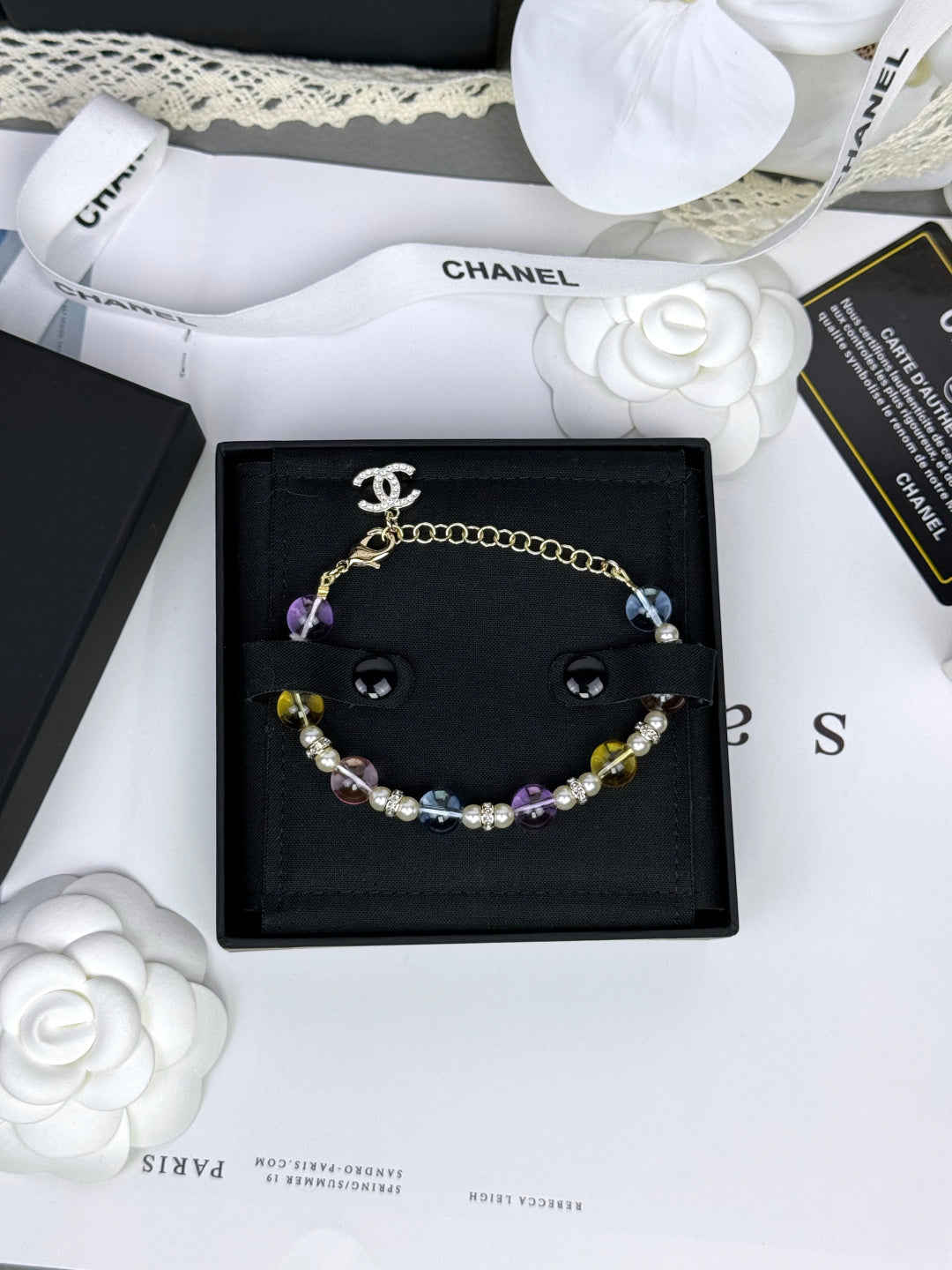 [LUXORA]Colorful Transparent Resin Bracelet