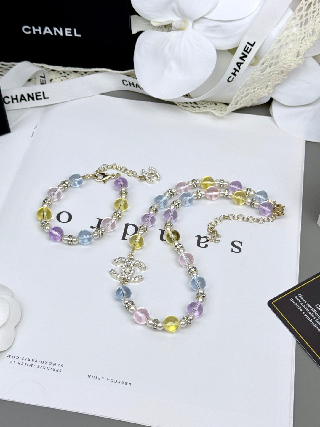 [LUXORA]Colorful Transparent Resin Bracelet