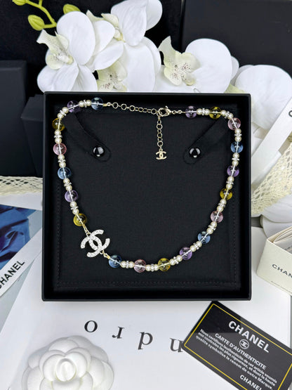 [LUXORA]26C New Spring Collection Colorful Transparent Resin Necklace