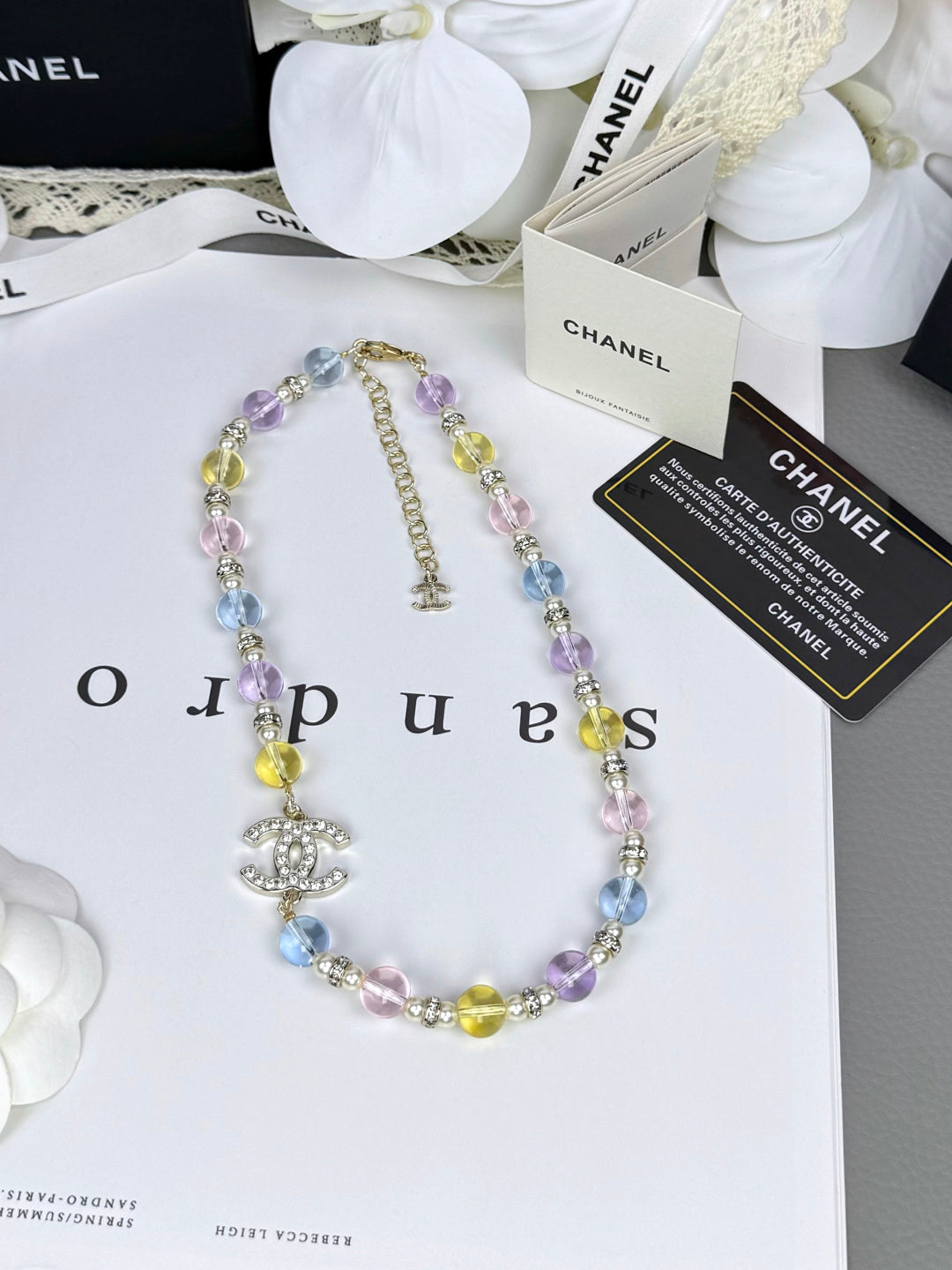 [LUXORA]26C New Spring Collection Colorful Transparent Resin Necklace