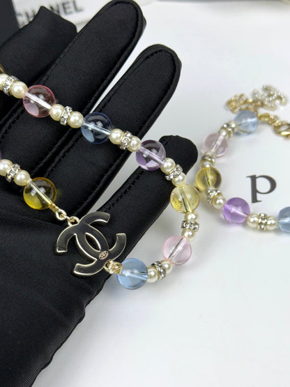 [LUXORA]26C New Spring Collection Colorful Transparent Resin Necklace