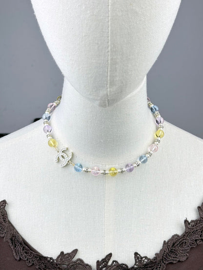 [LUXORA]26C New Spring Collection Colorful Transparent Resin Necklace