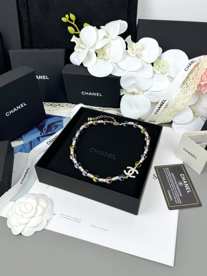 [LUXORA]26C New Spring Collection Colorful Transparent Resin Necklace