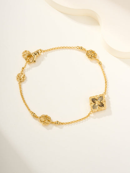 [LUXORA]B.C.L ENAMELED One-Flower Bracelet（Various Colors)