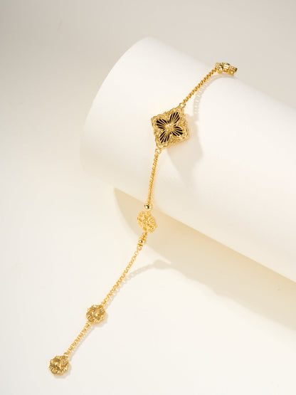 [LUXORA]B.C.L ENAMELED One-Flower Bracelet（Various Colors)