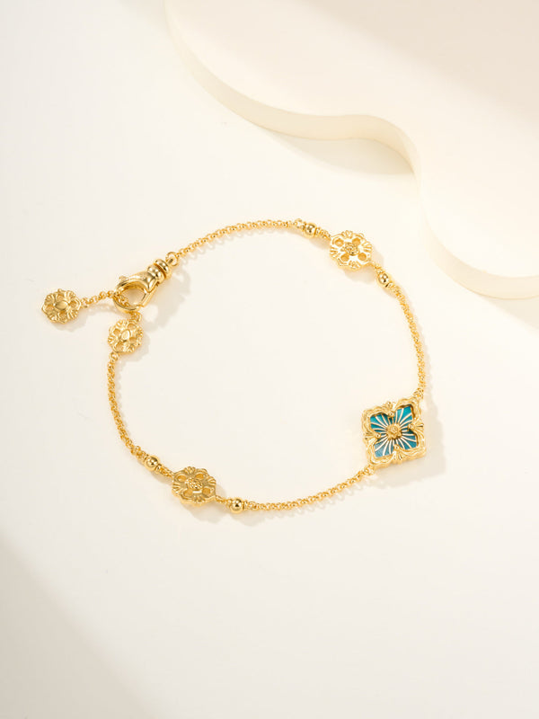 [⭐JeweliWhal]B.C.L ENAMELED One-Flower Bracelet（Various Colors)