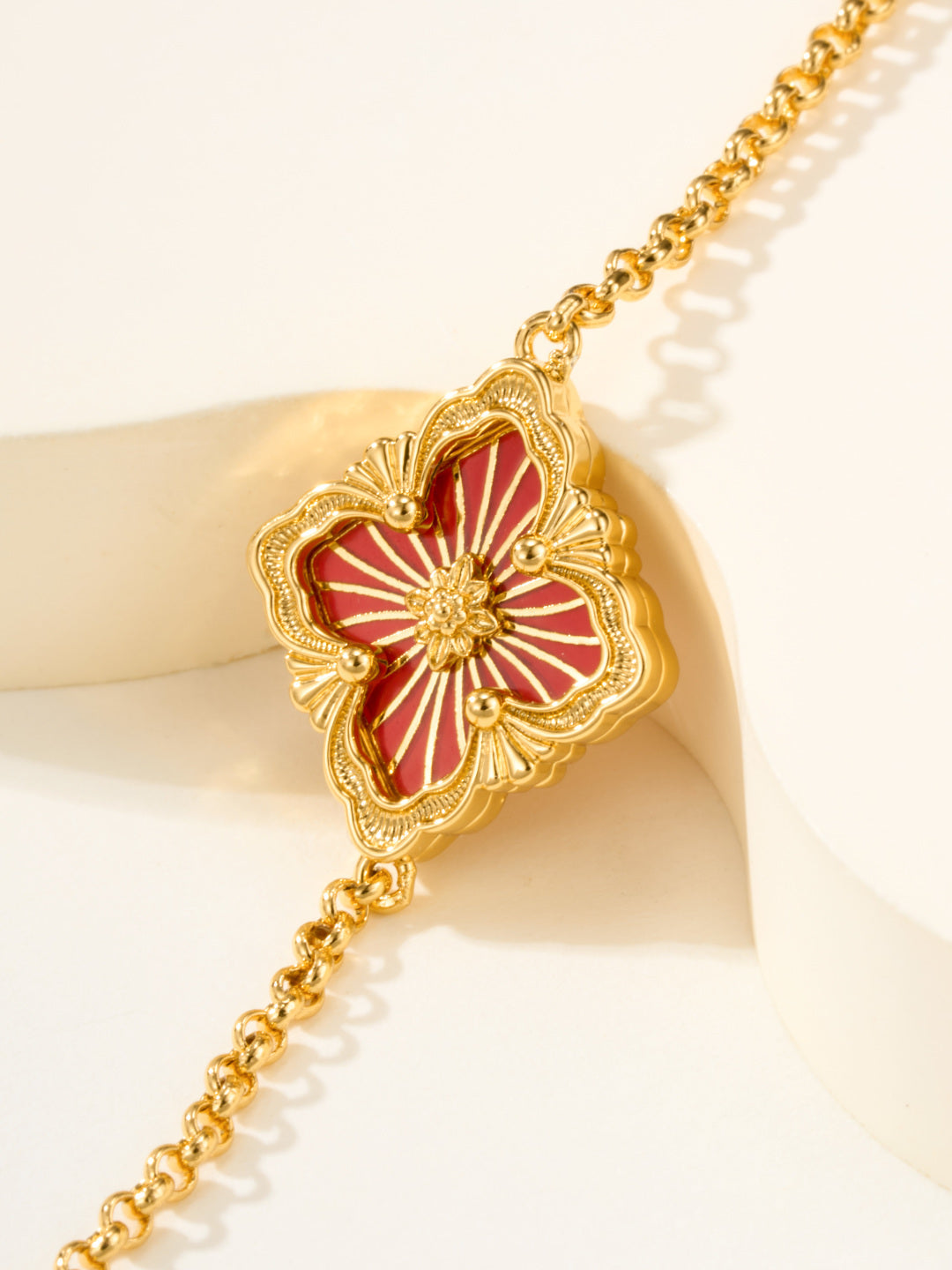 [LUXORA]B.C.L ENAMELED One-Flower Bracelet（Various Colors)