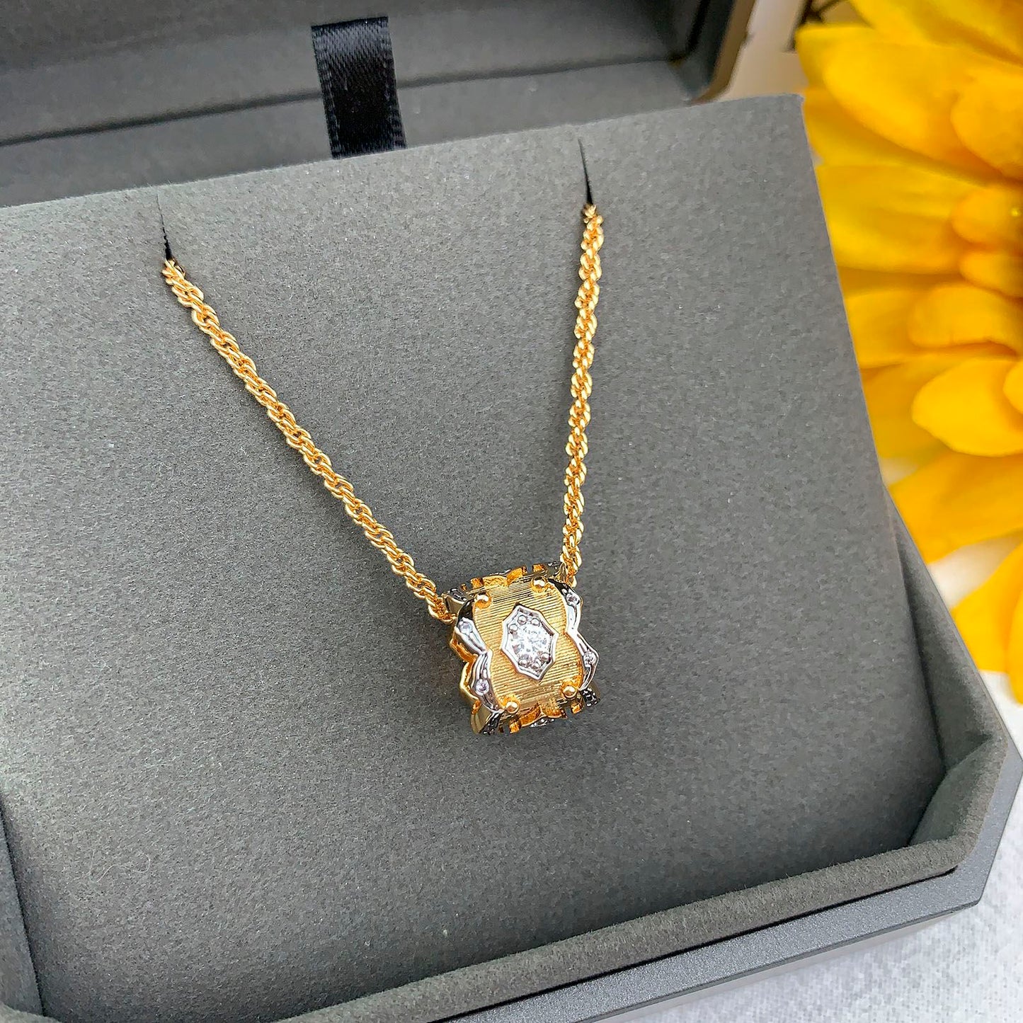 [LUXORA] B.C.L “Little Waist” Enamel  NECKLACE（Various colors