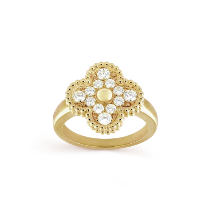 [LUXORA]CLOVER DIAMOND RING