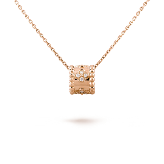 [LUXORA]PERLEE ANHÄNGER-HALSKETTE GOLD / ROSÉGOLD