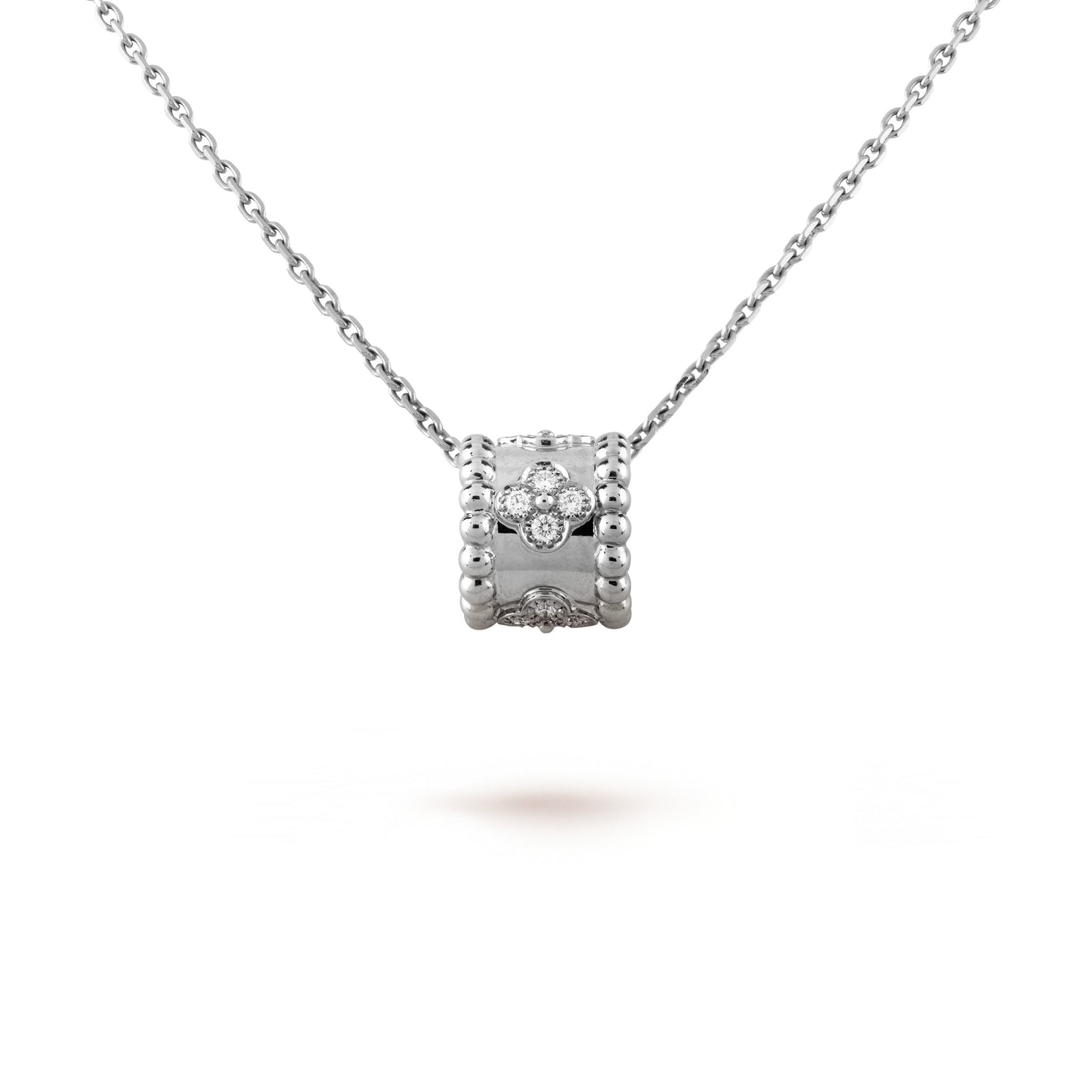 [LUXORA]PERLEE PEDANT SIVLER DIAMOND NECKLACE