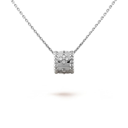 [LUXORA]PERLEE PEDANT SIVLER DIAMOND NECKLACE