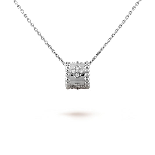 [LUXORA]PERLEE PEDANT SIVLER DIAMOND NECKLACE