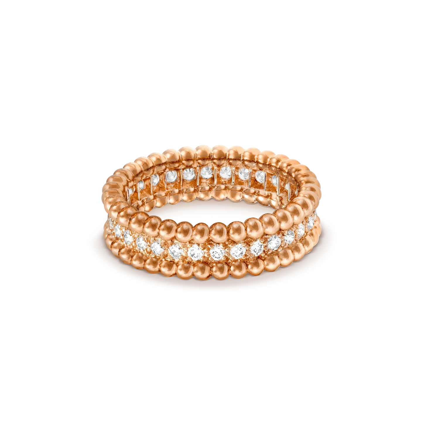 [LUXORA]PERLEE DIAMOND ROSE GOLD RING