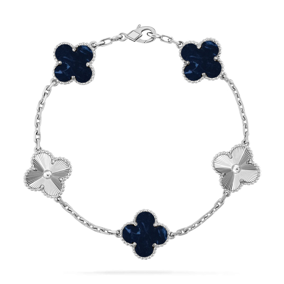 [LUXORA]CLOVER 5 MOTIF PIETERSITE BRACELET COLLECTION