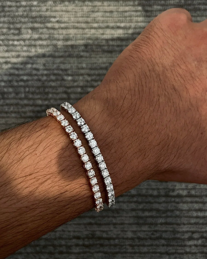 [LUXORA]  CLASSIC BASEBALL BRACELAT, 52 DIAMOND