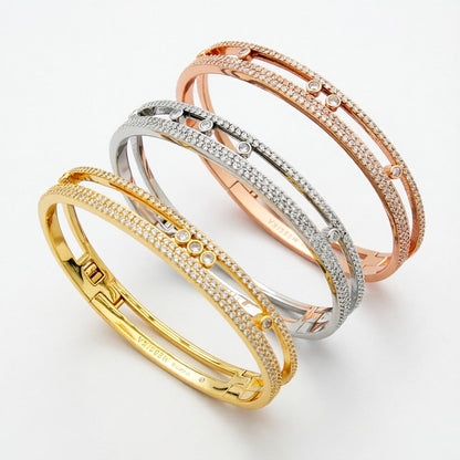[LUXORA]Move Romane pavé bangle