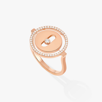 [LUXORA]Demo MOVE PINK GOLD DIAMOND RING