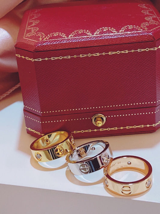 [LUXORA]Three-Diamond Ring