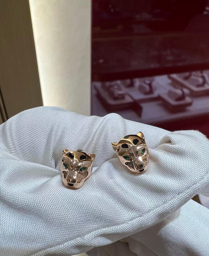 [LUXORA]CHRRTAH-PRINT STUD EARRINGS, THREE COLORS
