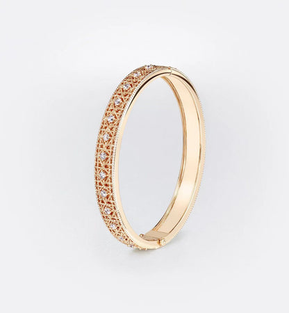 [LUXORA]2026 WOVEN-PATTERN BRACELET SET WITH FULL DIAMOND INLAY THREE-COLORS
