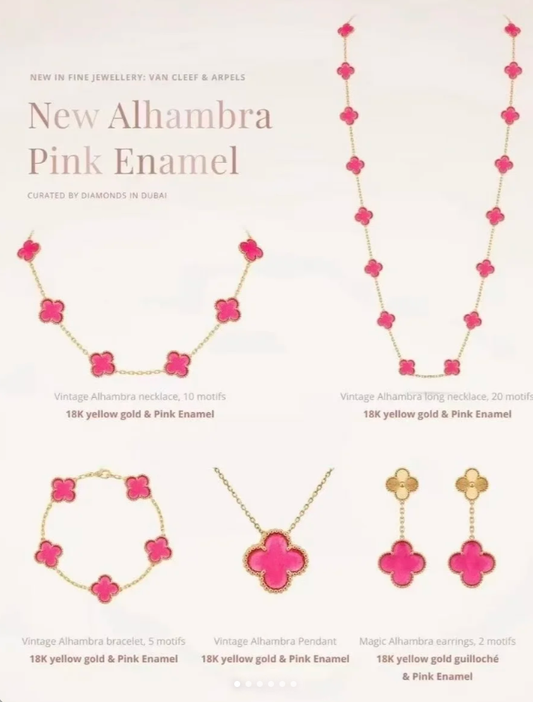 [⭐JeweliWhal]26 NEW PINK BUBBLE ENAMEL SET