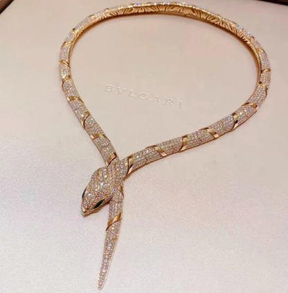 [LUXORA]HAUTE COUTURE GOLD SERPENTI NECKLACE