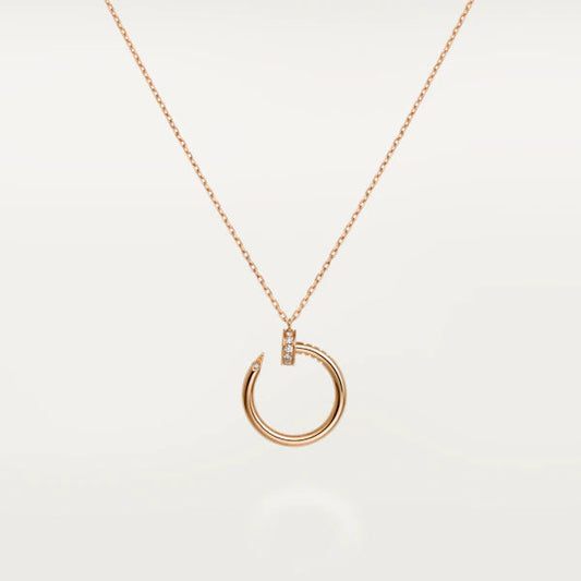 [LUXORA]JUSTE NECKLACE PINK GOLD