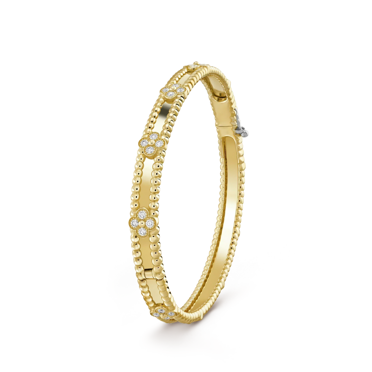 [LUXORA]CLOVER BRACELET 4MM DIAMONDS