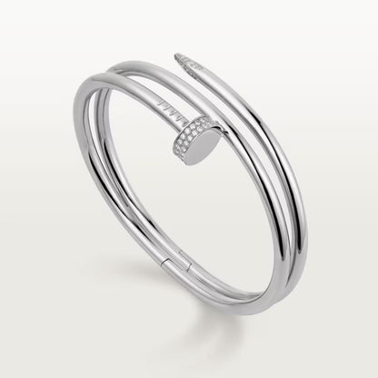 [⭐JeweliWhal]JUSTE BRACELET 3.5MM DOUBLE ROW DIAMOND