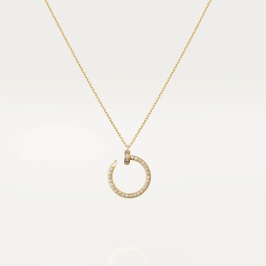[LUXORA]JUSTE NECKLACE GOLD DIAMONDS