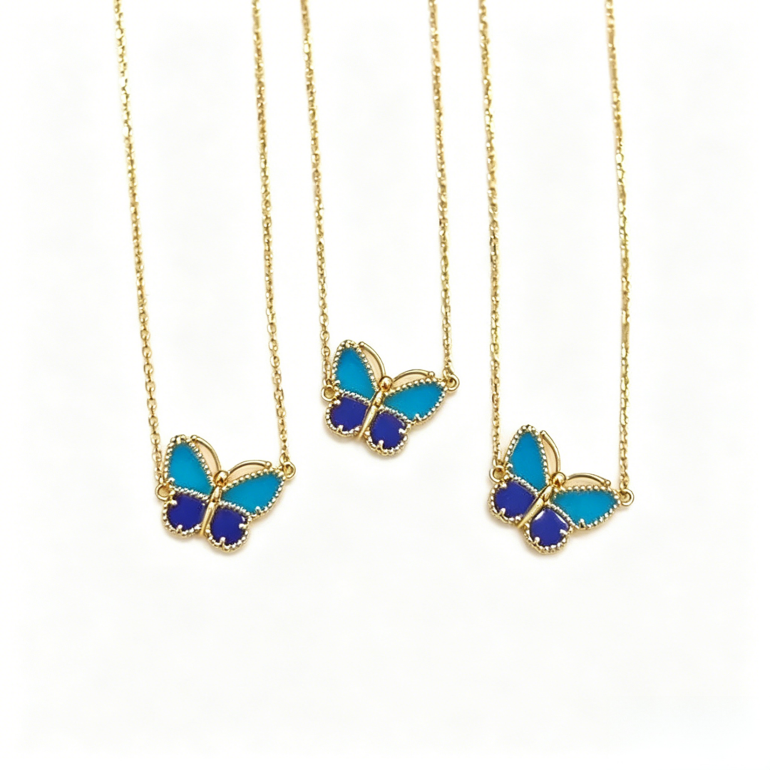 [LUXORA]  2026 NEW LUCKY BUTTERFLY 1 MOTIFS NECKLACE