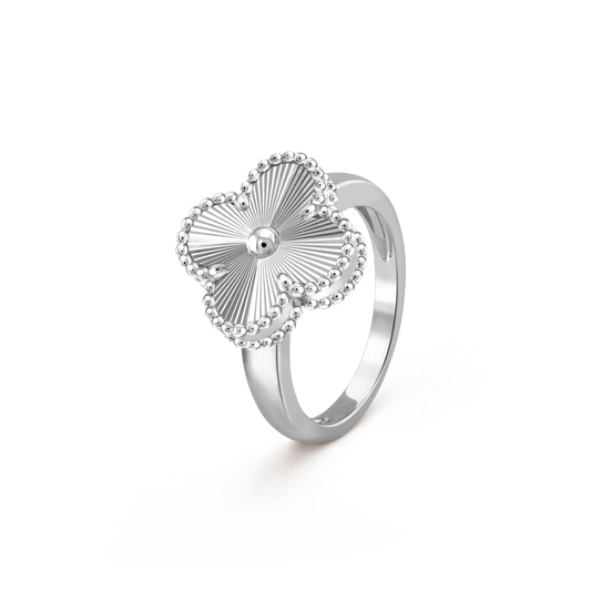 [LUXORA]CLOVER SILVER RING