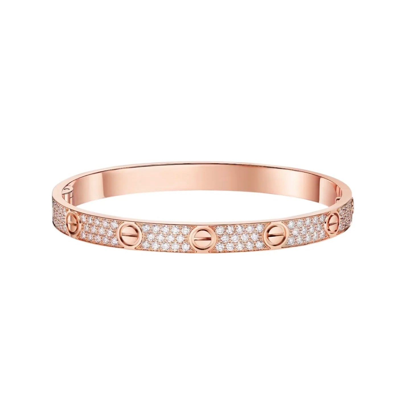 [⭐JeweliWhal]LOVE BRACELET 6.1MM DIAMOND-PAVED