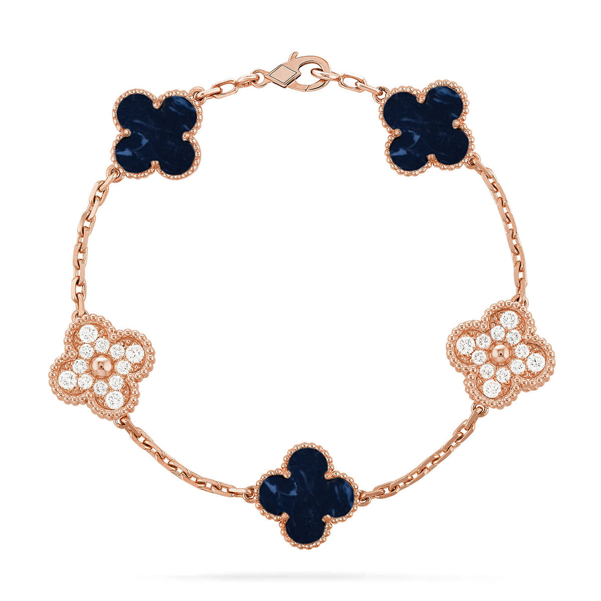 [LUXORA]CLOVER 5 MOTIF PIETERSITE BRACELET COLLECTION