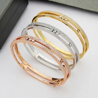[LUXORA]Move Romane pavé bangle