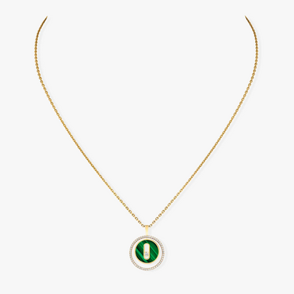 [LUXORA]Demo MOVE 1 DIAMOND MALACHITE GOLD DIAMOND NECKLACE