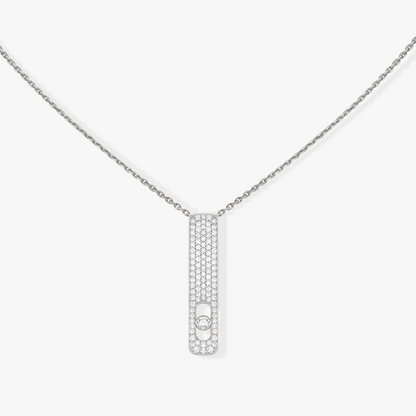 [LUXORA]MY FIRST DIAMOND PAVED NECKLACE